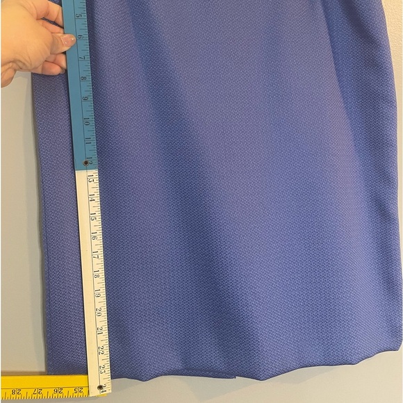 TAHARI Arthur S. Levine Blue Pencil Skirt Size 12 - Picture 11 of 11